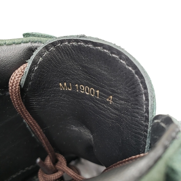 Marc Joseph | NIB Gramercy Forest Green Leather Preppy High Top Booties Boy's 4 - Picture 11 of 14